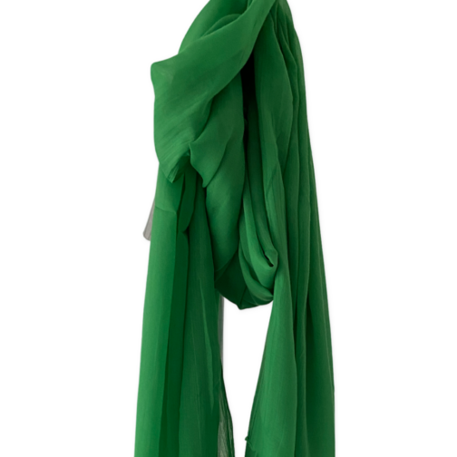 Sjaal langwerpig groen